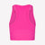 Racerback Sports Bra - Pink/White