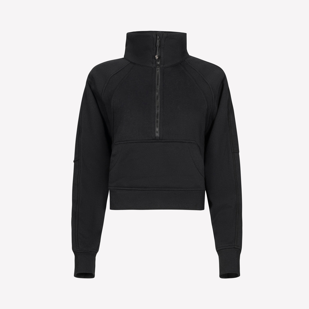 Half Zip Pullover - Black/White