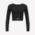 Cropped Long Sleeve - Black/White