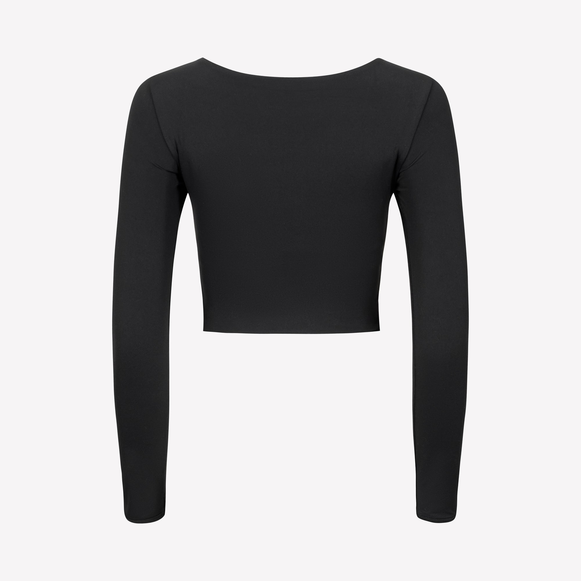 Cropped Long Sleeve - Black/White