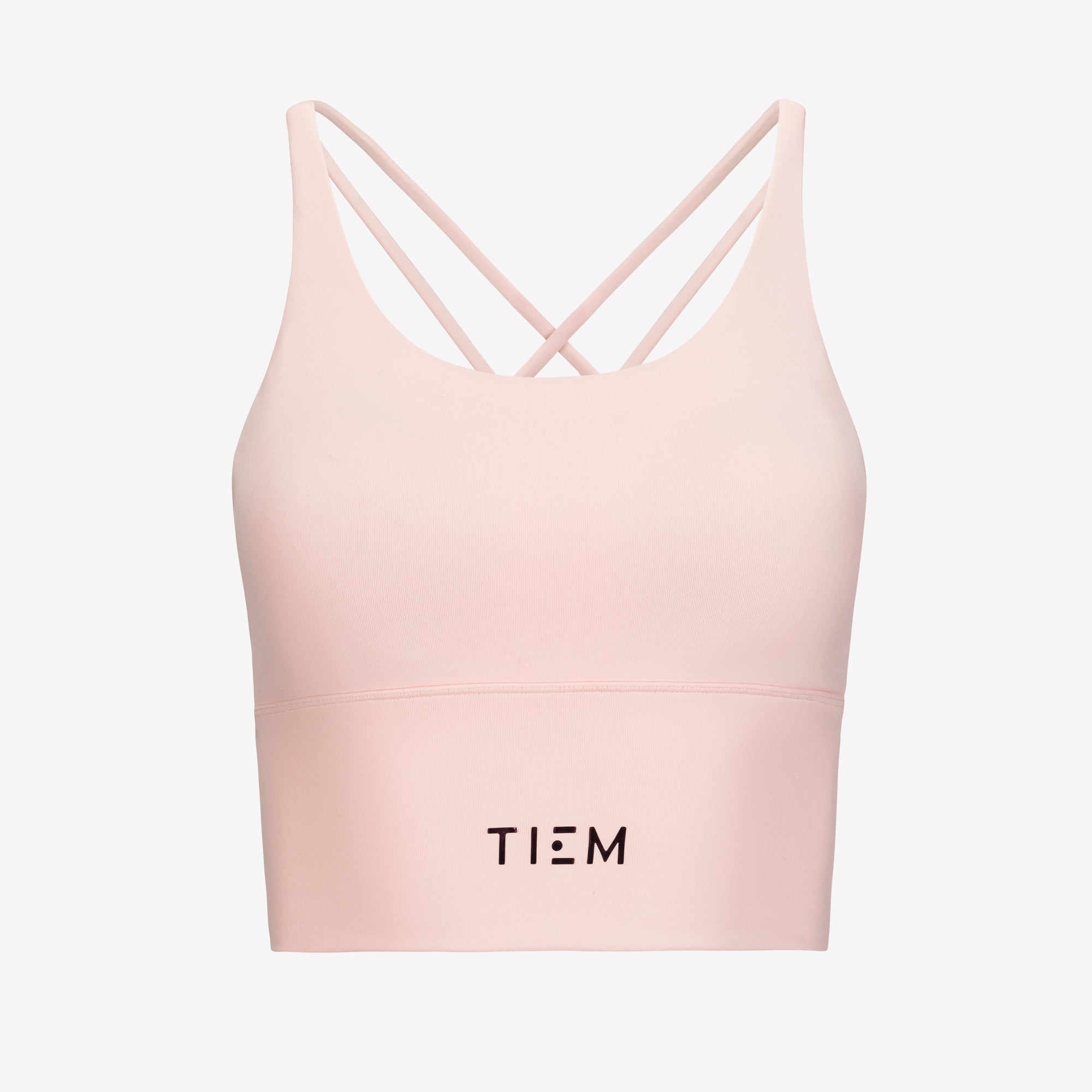 Strappy Sports Bra - Pink/Rose Gold