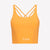 Strappy Sports Bra - Orange/White