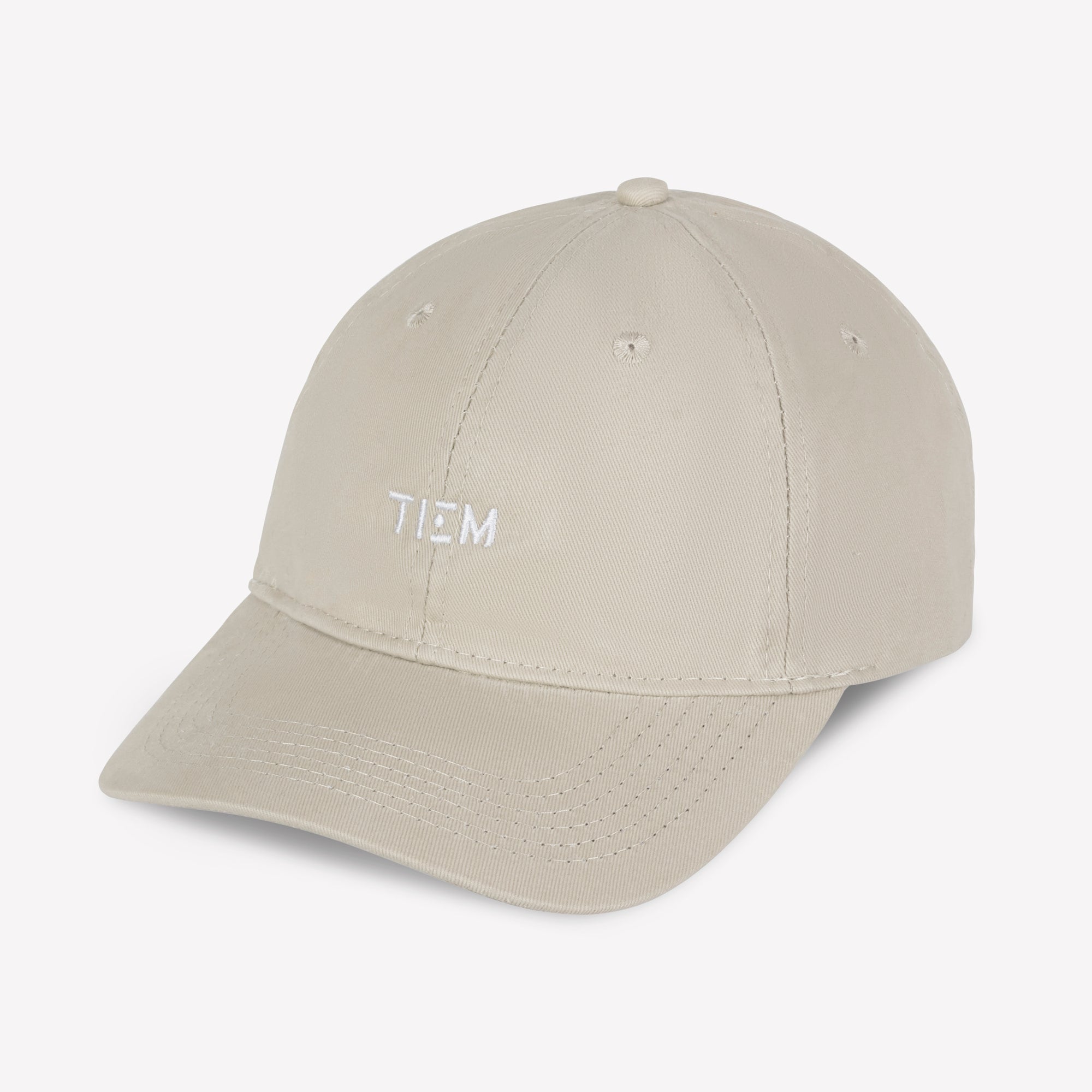 Baseball Cap - Tan/White