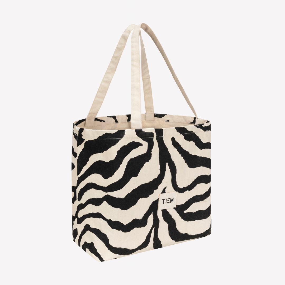 TIEM Tote Bag - Zebra